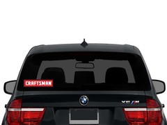 2x Craftsman Logo Die Cut Laminated Vinyl Decal Sticker Choose Sizes Tools