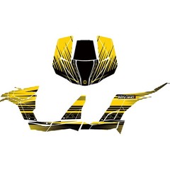 Attack Graphics 175353014727b2-b10eae-17 BRUTE Complete UTV Graphics Kit