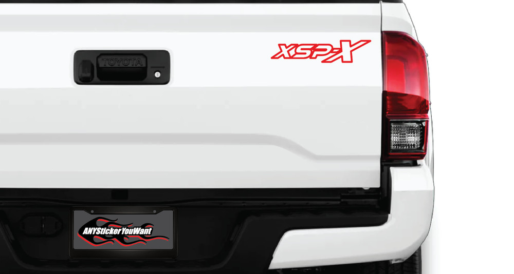 x2 XSP-X Bedside/Tailgate Vinyl Graphic Decals
