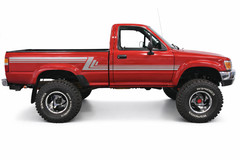 VINTAGE STYLE RETRO VINYL DECALS GRAPHICS FIT TOYOTA PICKUPS 89 to 94