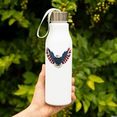 Bald Eagle, American Eagle USA Flag Precision Cut Decal