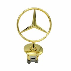 Full Metal Front Bonnet Hood Modified Standing Emblems For Mercedes Benz
