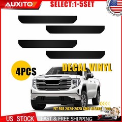 For 2024-2025 GMC Sierra HD 2500 3500 Dark Smoke Side Marker Cover Decals 4-20X