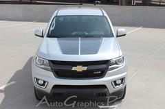 Hood Vinyl Graphics Kit 3M Racing Decals Stripe SUMMIT 2015-2022 Chevy Colorado