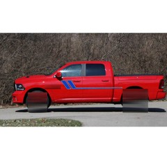 Universal Car Truck Pickup Side Hash Hockey Stripe Sport Racing Graphics Decal