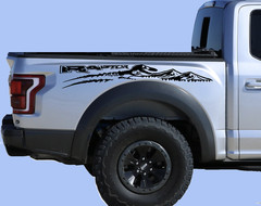 Ford F150 Raptor SVT bed Side Dinosaur Claw Scratch graphics decal sticker Set