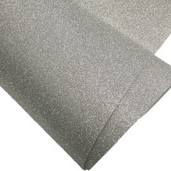 1FT x 4FT Matte Sparkle Metallic Diamond Silver Craft Adhesive Vinyl Wrap Film