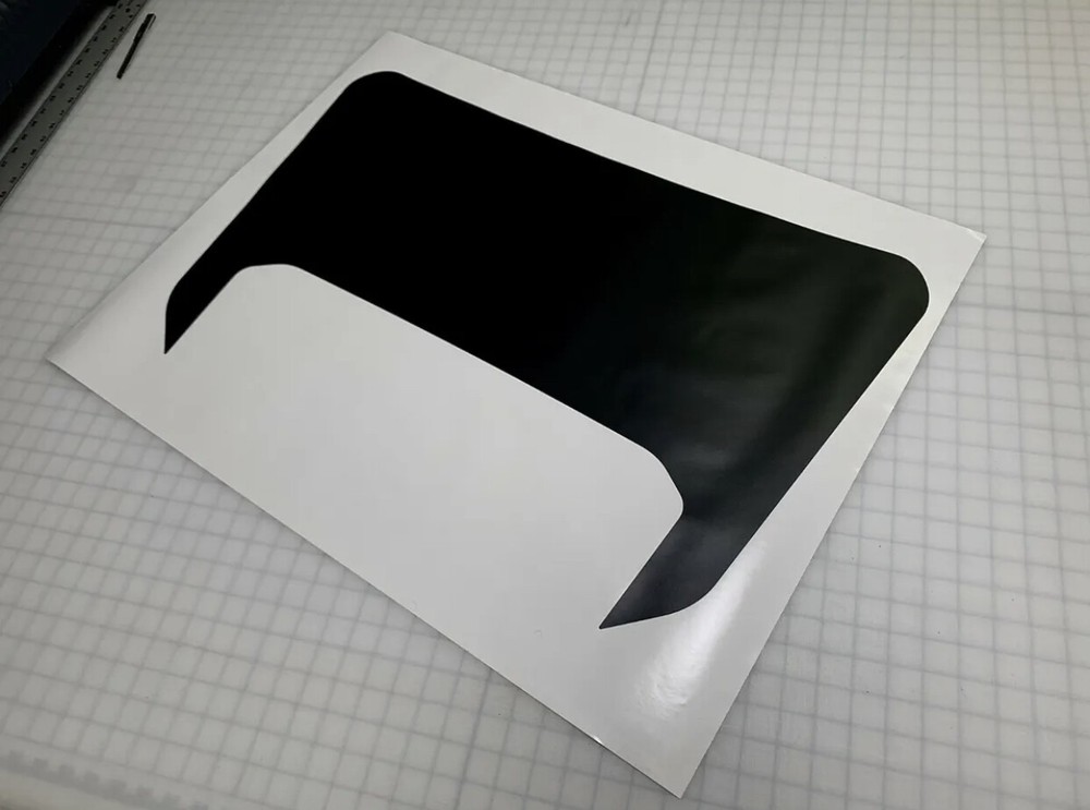 TRD PRO hood pre-cut decal fits Toyota Tacoma 2016-2020 OEM specs
