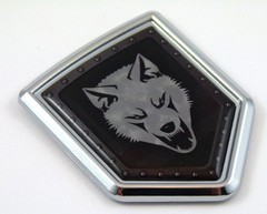 Chechnya Chechen Flag Car Chrome Emblem Decal Sticker crest badge