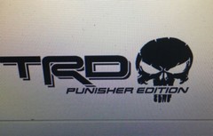 SET OF 2 PUNISHER DECALS YOUR CHOICE