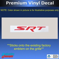 SRT Grille Badge Overlay Decal Sticker – 2006-2014 Dodge Charger SRT8