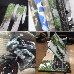 Self-adhesive DIY House Car Digital Camouflage Camo Vinyl Wrap Tape Sticker – AB