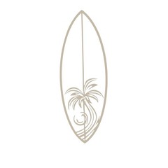 Surfboard Vinyl Decal for Vehicle Windows Laptops Any Smooth Surface design #21