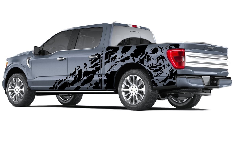 Nightmare side graphics stickers decals compatible with Ford F150