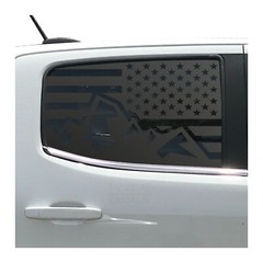 USA Flag mountain Design Decals for Crew Cab 2015-2022 Chevy Colorado CC1-CX3