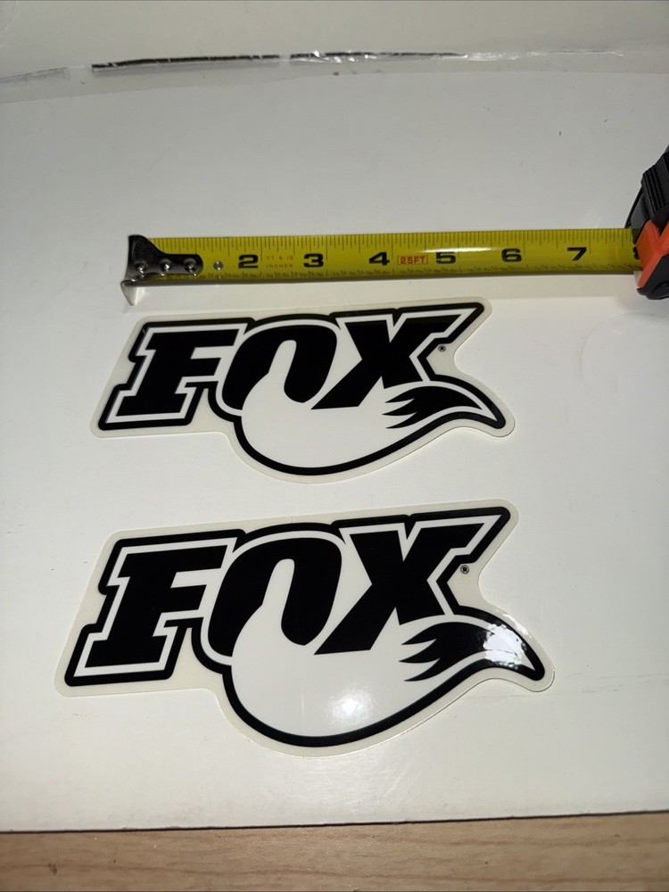 LOT OF 2 INTERNAL BYPASS FOX RACING SHOCKS SHOX DECALS STICKERS BMX RACING
