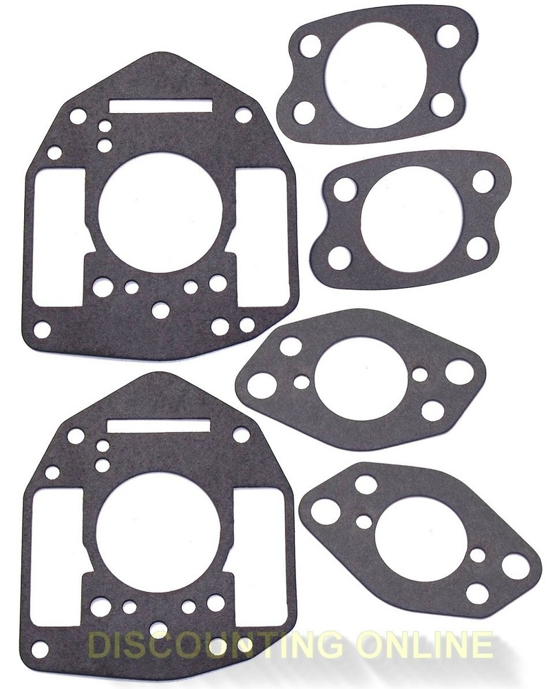 6PC. USA MADE, CARB BODY, MOUNT GASKET, AIR MOUNT, FITS 692077 692081 691694 KIT