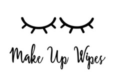 Set of 8 Make Up Wipes Decal Custom Sticker Vinyl Decal 7 x 4cm