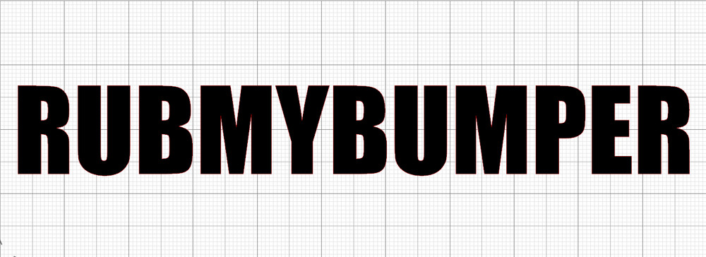 2.1″ x 10.5″ Vinyl Bumper Sticker Oracal 651 Multicolor Die Cut Decal