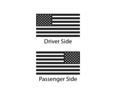 USA Flag Decals fits Nissan Armada – Side window 2017 2018 – Limited – NA1