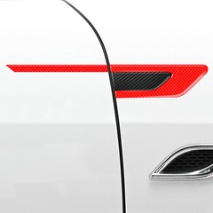 12PCS Rearview Mirror Side Door Handle Red Reflective Warning Safety Sticker Set