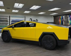 For Tesla Cybertruck PreCut Full Body Color PPF Wrap Bright Yellow (PET Film)