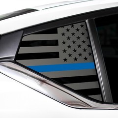 Fits Nissan Altima 2019 – 2023 Quarter Window American Flag Vinyl Decal Sticker
