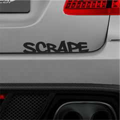 Scrape Bumper Sticker Vinyl Window Decal Car JDM Sticker Slammed Lowered Decal