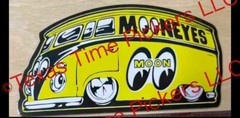 🔥MoonEyes Soft Fridge MAGNET Rat Fink HOT ROD Refrigerator TOOL BOX Moon Eyes
