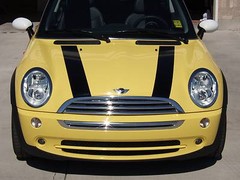 Mini Cooper Bonnet Stripes Hood Vinyl Decal Graphics 2007 2008 2009 2010 Sticker
