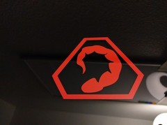 2 Pack Command & Conquer NOD Gloss Red Vinyl Decal Sticker 4″1/2 x 3″ 3/4