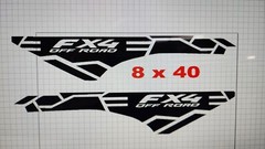 Compatible With Ford Truck FX4 Bed Side Vinyl Decal Car Graphics 2pcs