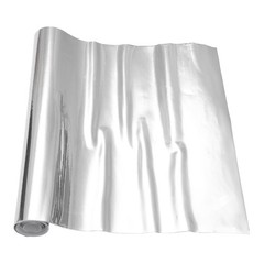 Silver Chrome Mirror Vinyl Wrap Film Roll Sheet Air Bubble 12 X 60 In