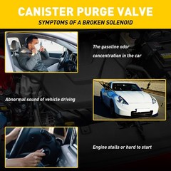 1/2Set Vapor Canister Purge Solenoid Valve for Ford Lincoln Mercury Mazda Access