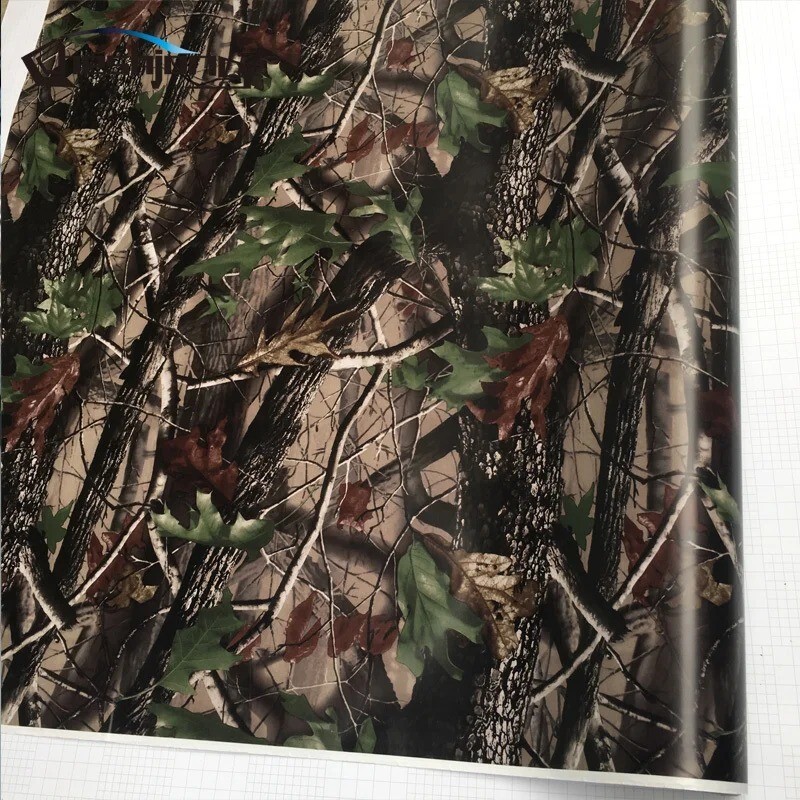 New Real Camo Tree Vinyl Car Wrap PVC Adhesive Real Tree Camouflage Film