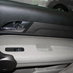 2/4Pcs Front Armrest Door Panels Cover Fit 2007-2012 CR-V CRV Honda Leather Gray