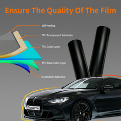 Premium Forged Carbon Fiber Vinyl Film Wrap Gloss Satin Matte Black Sticker Deca