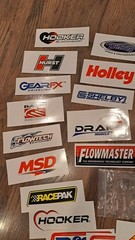 Holley Go Fast Sticker Pack 24 Vinyl Decal Packs 36-462