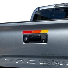 Retro Stripe for Toyota Tacoma Decal Tailgate 2016-2023 Red Orange Yellow RSB2