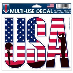 USA 5×4 Inch American Flag Patriotic Multi-Use Decal – Removable & Reusable
