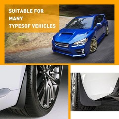Universal Fit Splash Guards Rubber Car Mud Flaps Fender for Front Rear Tire B