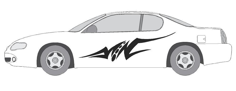 VINYL GRAPHIC #A1114 DECAL VEHICLE CAR TRUCK CROSS OVER SUV VAN SEMI MODERN AUTO