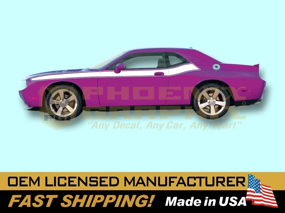 2008 2009 2010 2011 2012 2013 Challenger Custom R/T RT SRT8 70T/A Decals Stripes