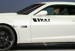 SPORT edition Vinyl Decal sport car sticker door logo emblem fits CAMARO BLACK
