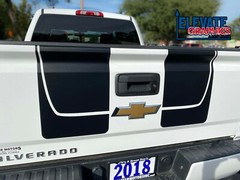 2016-2018 For Chevy Silverado Decals Rally Beast Stripes Hood Graphics Vinyl