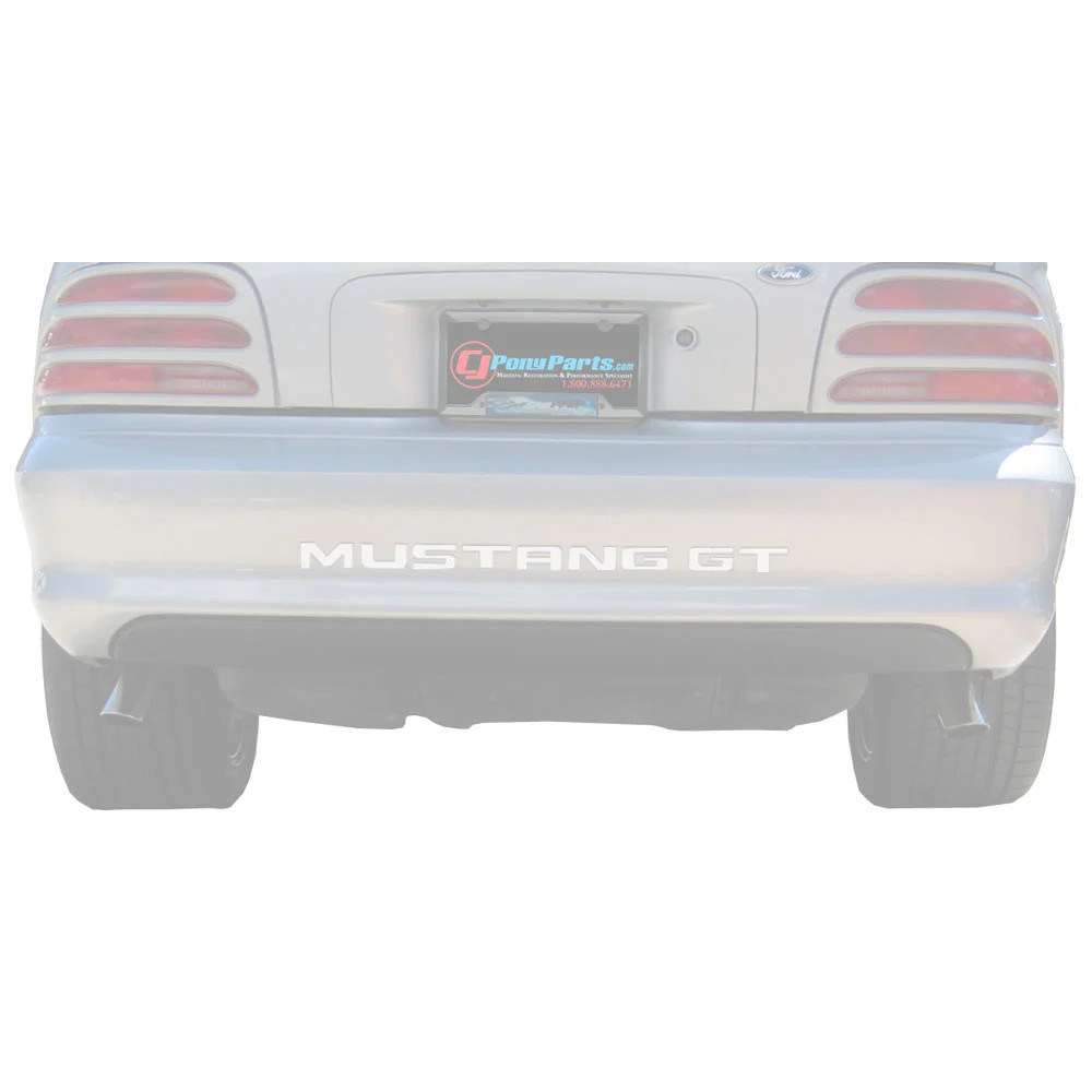 Graphic Express Rear Bumper Decal Mustang GT Style White GT 1994-1998