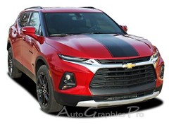 2019-2024 Chevy Blazer Hood Decals HOT STREAK Hood Stripes Vinyl Graphics Kit