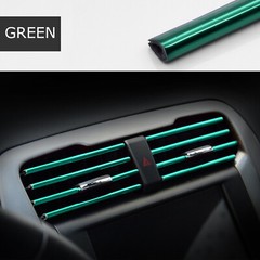 10 PCS Car Interior Air Conditioner Outlet Decoration Stripes Cover Accessories