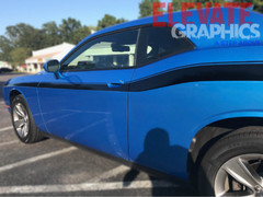 For Dodge Challenger Graphics Side Boost Vinyl Stripes Decals Stickers 2011-2023