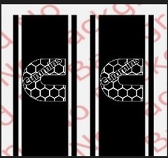 Cummins Honeycomb bedside Stripe decals, 10″ x 46″, Set of 2, decal
